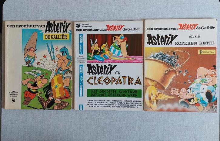 12 x Asterix 1966 -1987 Diverse uitgevers en titels, Boeken, Stripboeken, Gelezen, Meerdere stripboeken, Ophalen of Verzenden