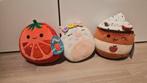 3 Schattige Squishmallows met label, Kinderen en Baby's, Speelgoed | Knuffels en Pluche, Ophalen of Verzenden, Zo goed als nieuw