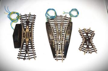 Marklin 3weg/engelse wissel/kruising K-rail 2270-2260-2258 beschikbaar voor biedingen