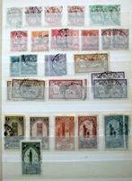 Marokko, 5 kaartjes met oudere zegels, Postzegels en Munten, Postzegels | Afrika, Marokko, Ophalen of Verzenden, Gestempeld