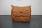 Ligne Roset Togo 1-zits, Cognac leer, Nieuw, Eenpersoons, Ophalen, Stof