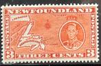New Foundland - 3c - 1937 additional coronation - Die II, Ophalen of Verzenden, Noord-Amerika