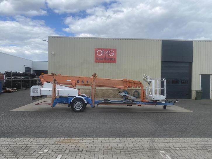 1997 Omme 2500 EBDZ, Aanhanger hoogwerker, Zakelijke goederen, Machines en Bouw | Liften, Steigers en Ladders