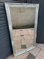 Zilveren spiegel brocante vintage, Ophalen, Gebruikt, 100 tot 150 cm, 75 tot 100 cm