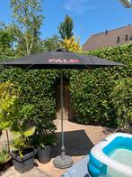 Solero horeca parasol palm bier 180cm vierkant, Ophalen, Gebruikt, 1 tot 2 meter, Stokparasol