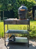 Leuke trolley voor de bbq  serveerwagen sidetable, Ophalen, Zo goed als nieuw, Gas