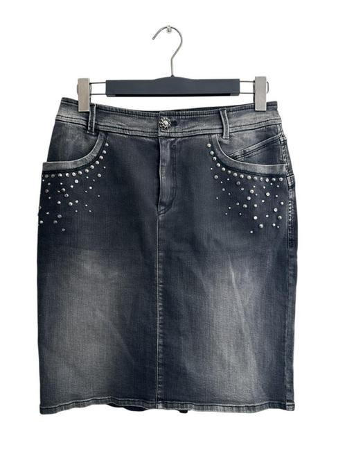 Marc Cain spijker rok M, Kleding | Dames, Rokken, Zo goed als nieuw, Maat 38/40 (M), Grijs, Boven de knie, Ophalen of Verzenden