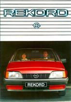 Folder Opel Rekord 1983, Gelezen, Opel, Verzenden