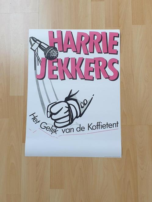 Harrie Jekkers. Poster. Collectors item. Lees info., Verzamelen, Muziek, Artiesten en Beroemdheden, Nieuw, Ophalen of Verzenden