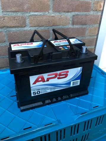 APS accu/batterij 70Ah/12V auto getest 100% goede startaccu beschikbaar voor biedingen