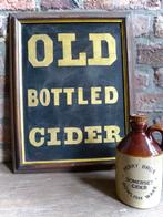 Handgeschilderd Old Bottled Cider sign / antiek / mancave, Huis en Inrichting, Ophalen of Verzenden, Zo goed als nieuw