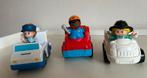 Fisher Price little people auto’s met poppetjes, Ophalen of Verzenden, Zo goed als nieuw, Speelset