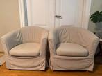 2 Ikea Tullsta beige, Huis en Inrichting, Fauteuils, Ophalen, Zo goed als nieuw, 75 tot 100 cm, Stof
