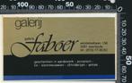 Sticker: Galerij Faboer - Averbode, Ophalen of Verzenden, Zo goed als nieuw, Bedrijf of Vereniging