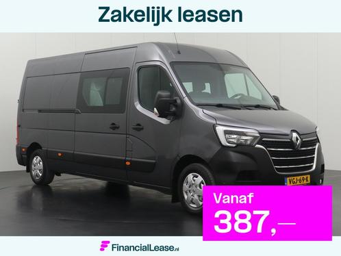 Renault Master 2.3DCi 180PK L3H2 Dubbele Cabine | 2xSchuifde, Auto's, Bestelauto's, Bedrijf, Lease, Financial lease, ABS, Achteruitrijcamera