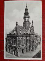 Bolsward stadhuis 1936 ansichtkaart, Ophalen of Verzenden, 1920 tot 1940, Gelopen, Friesland
