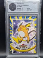 Raichu 1999 topps Series 1 uk print #26 woetoe grading 7, Verzenden, Zo goed als nieuw, Meerdere kaarten