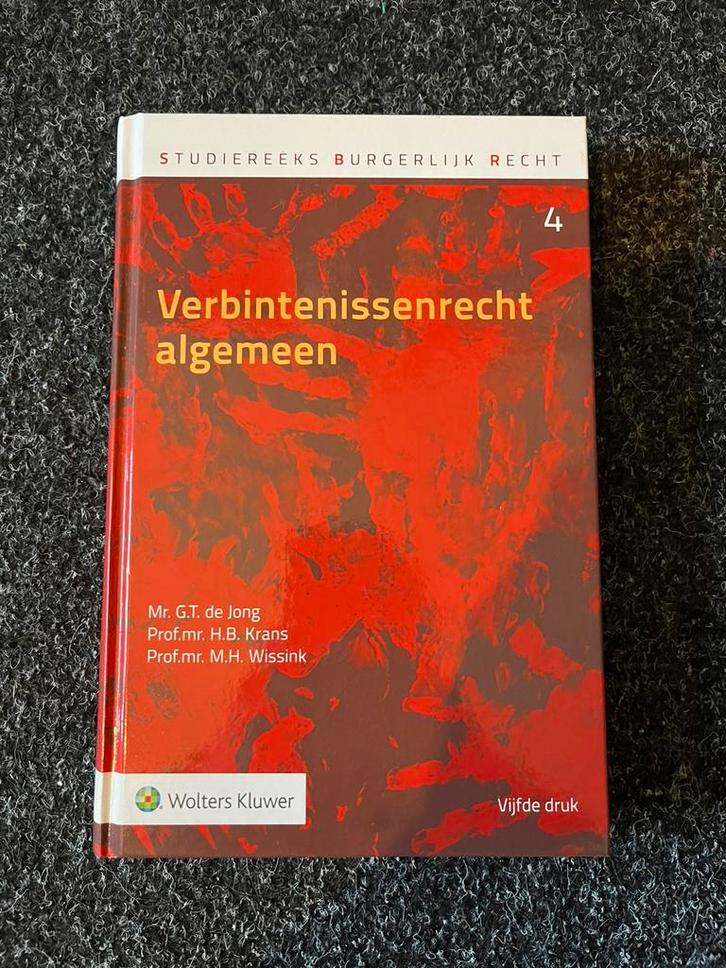 Verbintenissenrecht algemeen, Boeken, Studieboeken en Cursussen, Zo goed als nieuw, WO, Alpha, Ophalen of Verzenden