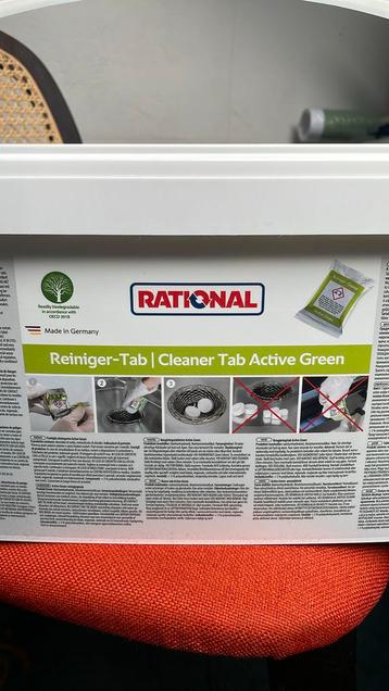 Rational reiniging tab active green