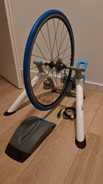 Tacx flow smart trainer + achterwiel, Aluminium, Zo goed als nieuw, Meer dan 20 versnellingen, 53 tot 57 cm