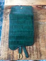 Groene portemonnee met 'D' hanger, Sieraden, Tassen en Uiterlijk, Portemonnees, Overige merken, Gebruikt, Ophalen of Verzenden