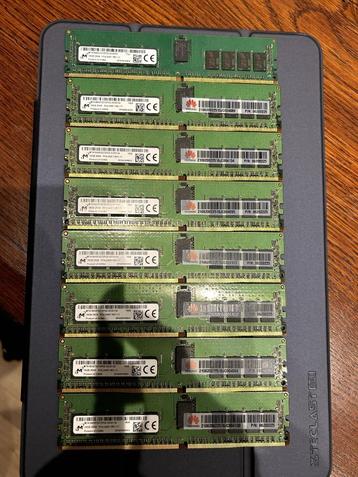 128GB (8x16GB) DDR4 ECC (2Rx8) PC4-2400T Geheugen modules beschikbaar voor biedingen