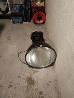 Industriële Hanglamp - Mat Zwart, Gebruikt, 50 tot 75 cm, Ophalen of Verzenden, Metaal