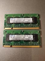 2 X 512MB DDR2 SO-DIMM Samsung [MEM673] 8-6, Ophalen of Verzenden, Zo goed als nieuw, DDR2, Laptop