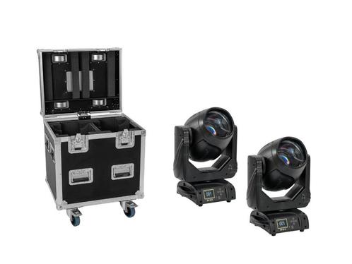 FUTURELIGHT Set 2x DMB-100 LED Moving-Head + Flightcase with, Muziek en Instrumenten, Licht en Laser, Nieuw, Licht, Geluidgestuurd