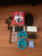 Nintendo Switch OLED ZGAN + Mario Kart 8 Deluxe / Extras!, Spelcomputers en Games, Games | Nintendo Switch, Racen en Vliegen, Ophalen of Verzenden