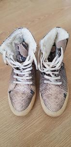 Warme enkellaarzen/schoenen van Fred de la Bretoniere,mt 39, Ophalen of Verzenden, Zo goed als nieuw, Bruin