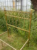 Fraai vintage massief messing bed engeland country chic, Ophalen, Overige materialen, Gebruikt, 90 cm