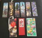9 boekenleggers met bloemen/planten, Verzamelen, Boekenleggers, Ophalen of Verzenden, Gebruikt