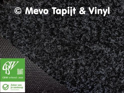 Naaldvilt Tapijt, Lengte 3.20 x breedte 2.70 meter, Huis en Inrichting, Stoffering | Vloerbedekking, Nieuw, Tapijt, Grijs, Zwart