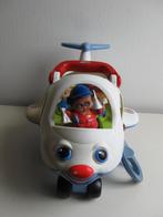 Fisher price vliegtuig met licht en geluid en 3 poppetjes, Ophalen of Verzenden, Gebruikt, Met geluid
