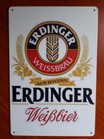 Erdinger 20x30 cm Reclamebord, Verzamelen, Biermerken, Ophalen of Verzenden, Nieuw, Reclamebord, Plaat of Schild, Overige merken