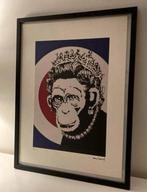 BANKSY : lithografie met certificaat, Ophalen of Verzenden
