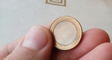 1 euro muntstuk. Onbeslagen beschikbaar voor biedingen