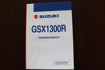 Suzuki GSX1300R 2004 motorcycle owner's manual GSX 1300 R beschikbaar voor biedingen