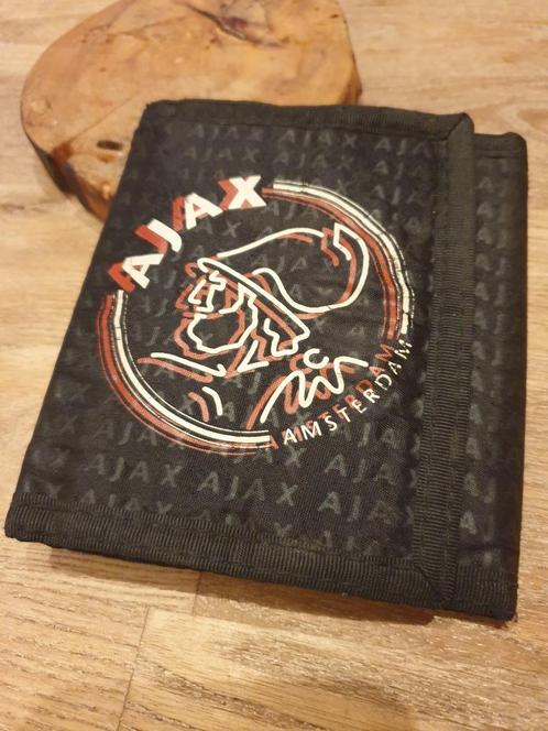 VINTAGE AJAX portemonnee, Sieraden, Tassen en Uiterlijk, Portemonnees, Gebruikt, Overige merken, Zwart, Ophalen of Verzenden