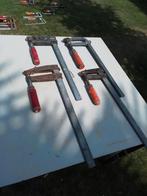 14036) 4 mooie lijmtangen  125x450, Doe-het-zelf en Verbouw, Gereedschap | Handgereedschap, Ophalen of Verzenden