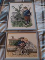 Ot en sien schilderij geborduurd, Hobby en Vrije tijd, Borduren en Borduurmachines, Ophalen, Zo goed als nieuw, Overige typen