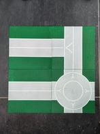 4 Lego landingsplaten grondplaten groen vliegveld airport, Kinderen en Baby's, Speelgoed | Duplo en Lego, Ophalen of Verzenden