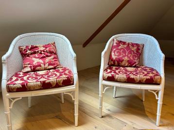 4 Rotan Giorgetti fauteuils beschikbaar voor biedingen