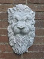 Leeuw wanddecoratie betonnen beeld tuinbeeld beton, Tuin en Terras, Ophalen of Verzenden