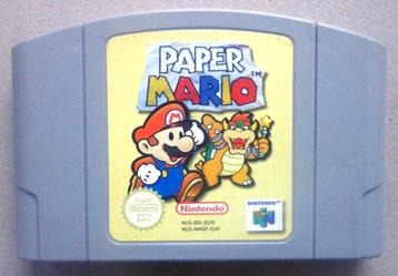 Paper Mario voor de Nintendo 64 beschikbaar voor biedingen