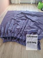 Paarse Gordijnen, 2x - 1.20 breed, 2.10 lang, Huis en Inrichting, 200 cm of meer, Ophalen of Verzenden, Zo goed als nieuw, Modern