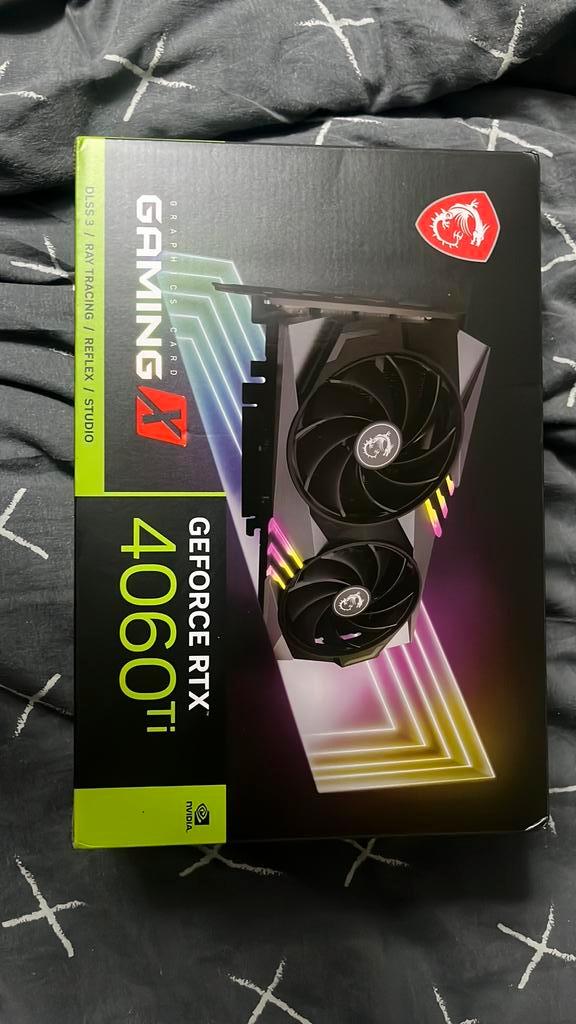 MSI GeForce RTX 4060 Ti GAMING X 8G, Computers en Software, Videokaarten, Nieuw, Nvidia, PCI-Express 4.0, GDDR6, HDMI, Ophalen of Verzenden