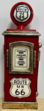 Route 66 sleutelkast van hout rood benzinepomp kast deco, Huis en Inrichting, Kasten | Lockerkasten, Info@deconoord.nl, Deco Noord
