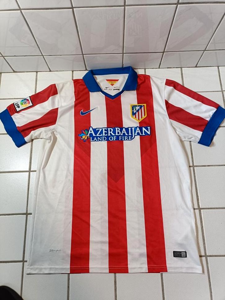 (XL) Nike Dri-Fit Atlético de Madrid 2014 Thuis (LFP Badge), Sport en Fitness, Voetbal, Gebruikt, Shirt, Maat XL, Ophalen of Verzenden